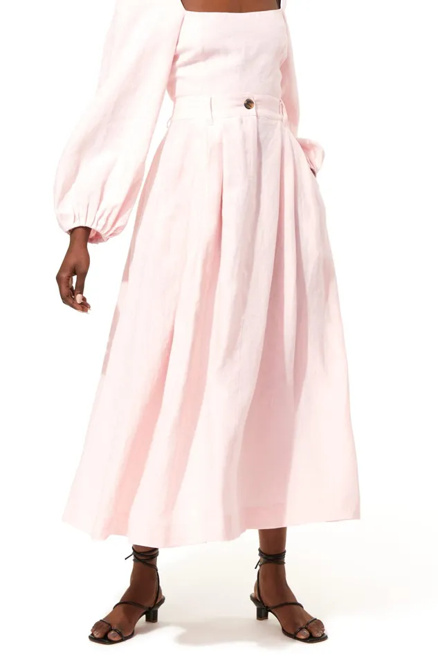Women Mara Hoffman Skirts Tulay Skirt Blush