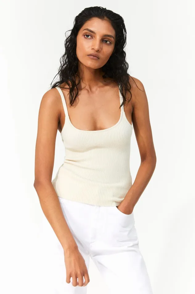 Women Mara Hoffman Sweaters Caro Sweater Cream