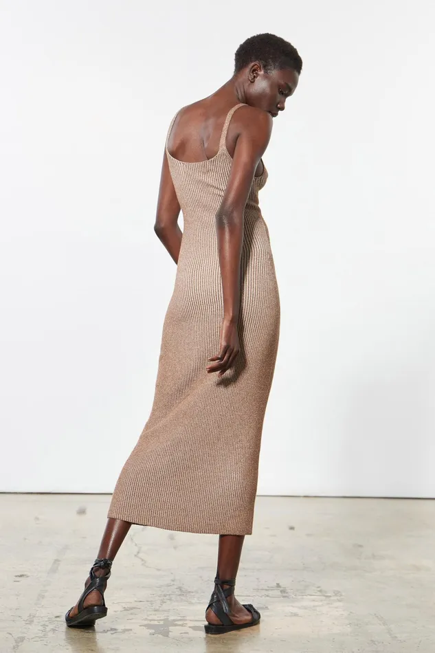 Women Mara Hoffman Sweaters Ivy Dress Brown Women Mara Hoffman Sweaters Ivy Dress Brown