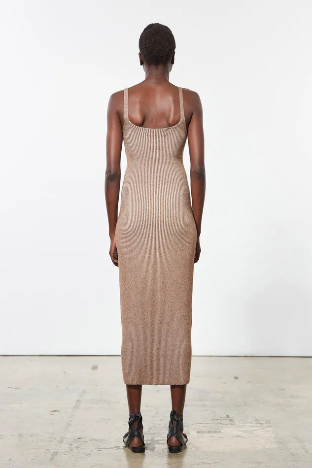 Women Mara Hoffman Sweaters Ivy Dress Brown Women Mara Hoffman Sweaters Ivy Dress Brown