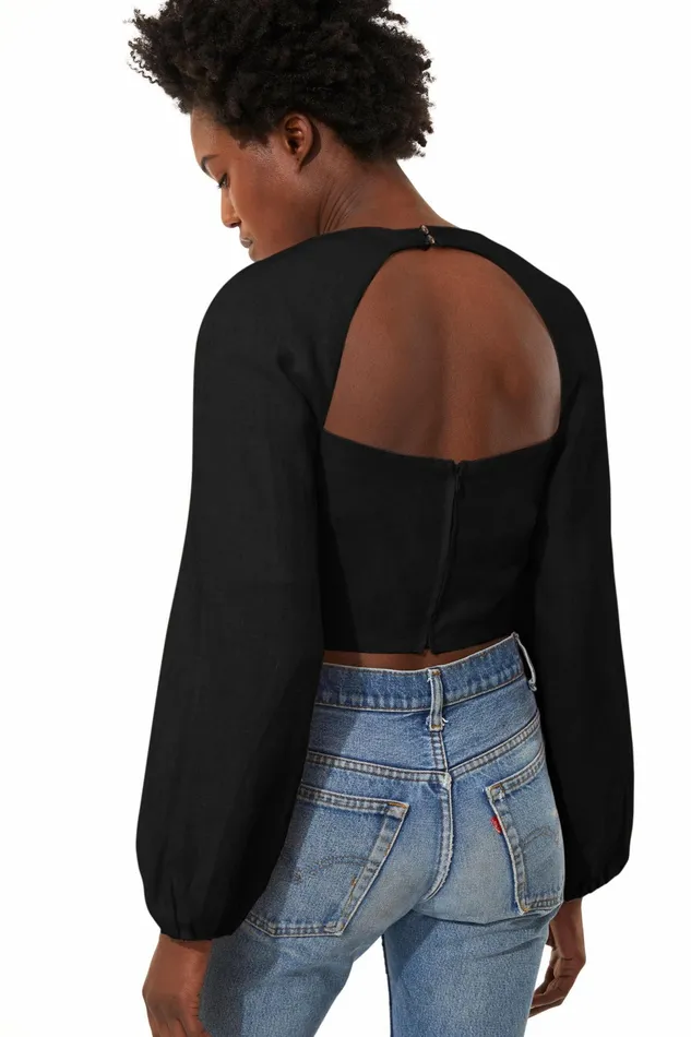Women Mara Hoffman Tops Moon Top Black Women Mara Hoffman Tops Moon Top Black