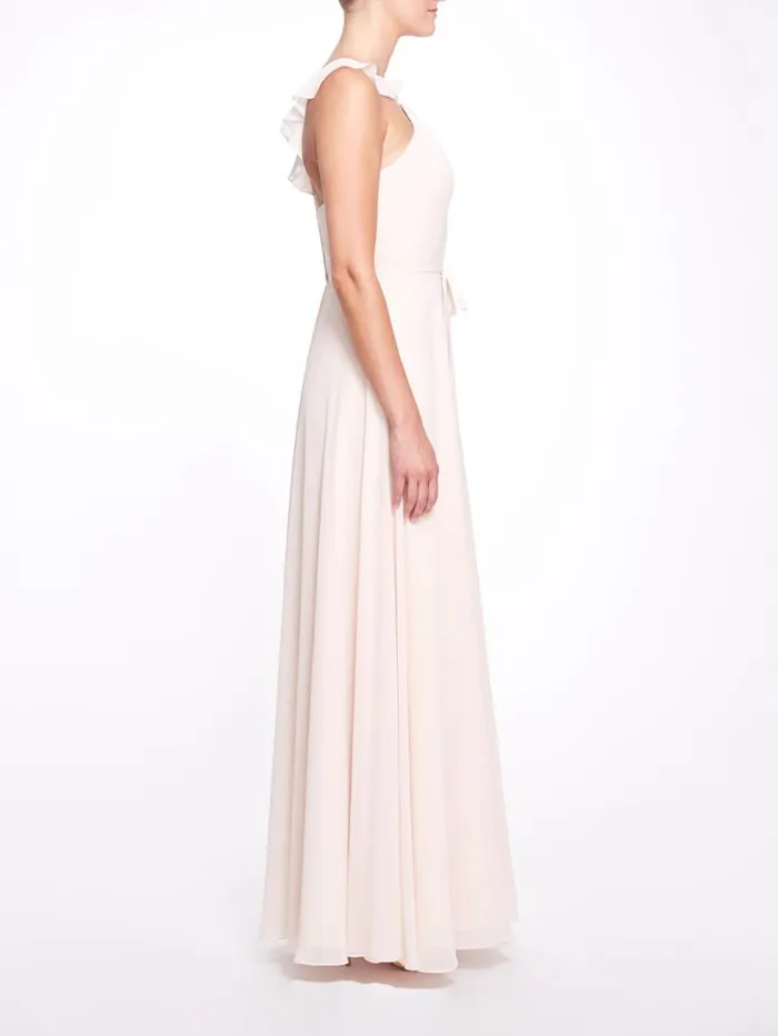 Women Marchesa Marchesa Notte Pavia Pale Blush