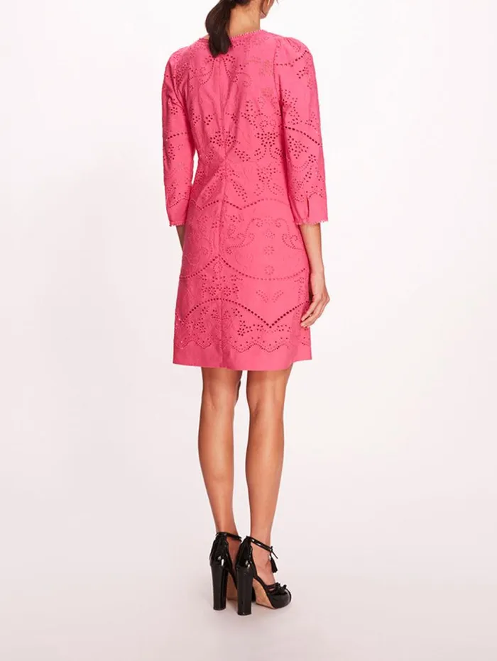 Women Marchesa Marchesa Rosa Anise Mini Dress Fuchsia