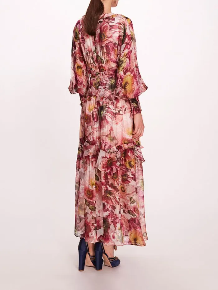 Women Marchesa Marchesa Rosa Leilani Dress Blush