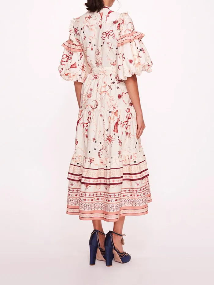 Women Marchesa Marchesa Rosa Parker Red Multi