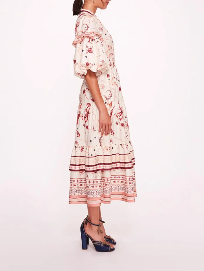 Women Marchesa Marchesa Rosa Parker Red Multi