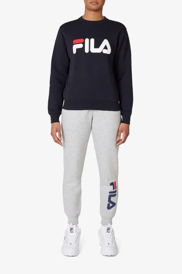 Women Matching Sets Fila Classic Fila Logo Long Sleeve Crew