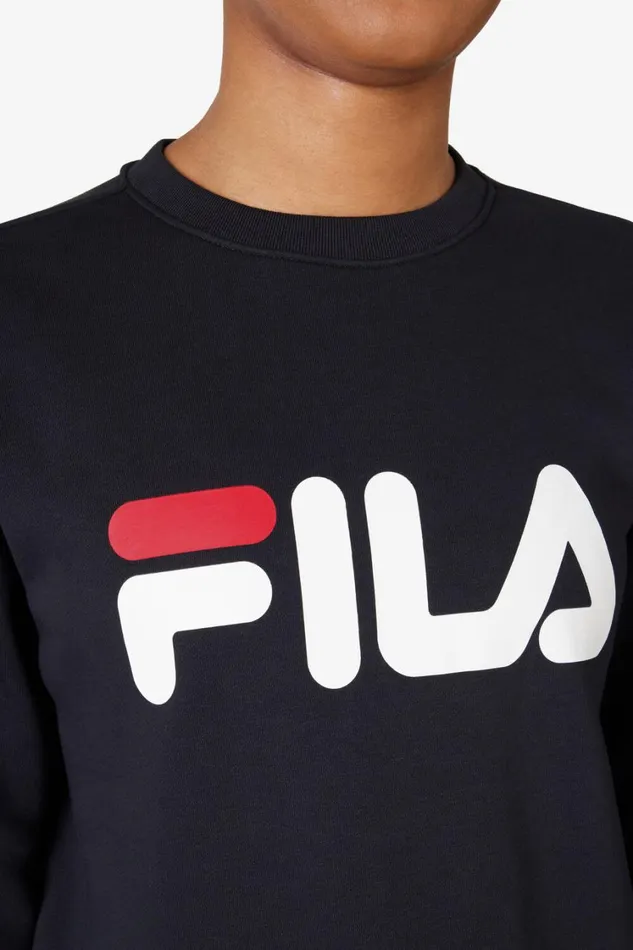 Women Matching Sets Fila Classic Fila Logo Long Sleeve Crew