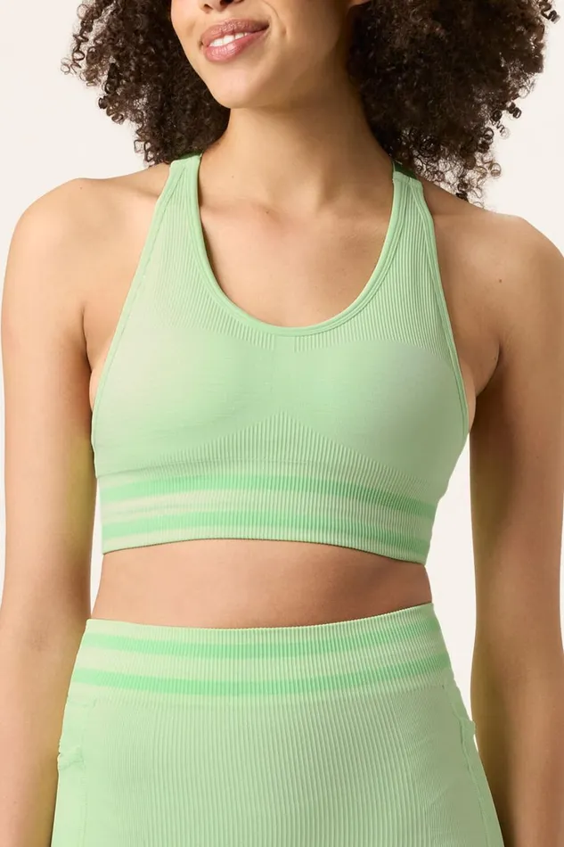 Women Matching Sets Fila Lucky Ace Seamless Sports Bra 301 Patina Green