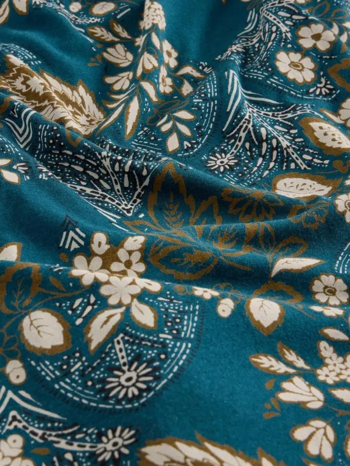 Women Megan Jersey Dress Teal Print White Stuff Dresses Women Megan Jersey Dress Teal Print White Stuff Dresses