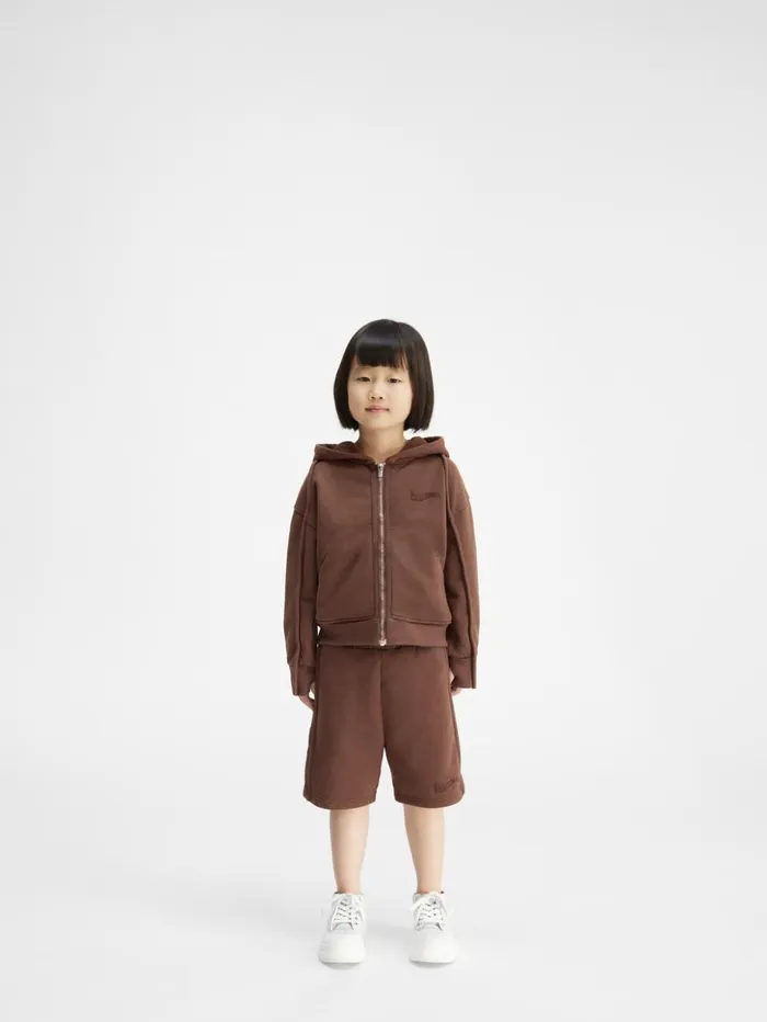 WomenMen Bottoms JACQUEMUS The Camargue Kids039 Shorts Dark Brown