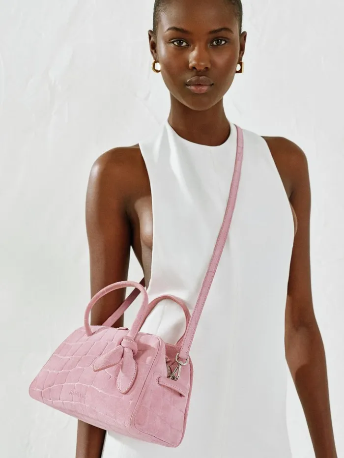 WomenMen Crossbody and Handbags JACQUEMUS The Small Turismo Light Pink WomenMen Crossbody and Handbags JACQUEMUS The Small Turismo Light Pink