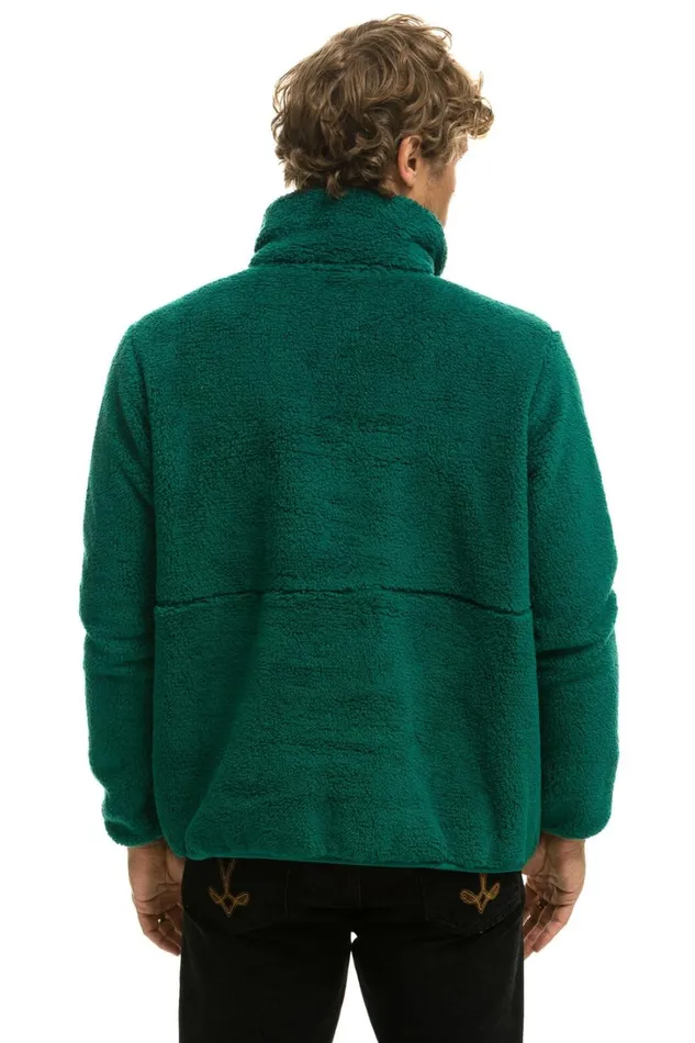 WomenMen Outerwear Aviator Nation TEDDY UNISEX HALF ZIP JACKET 8211 AMAZON