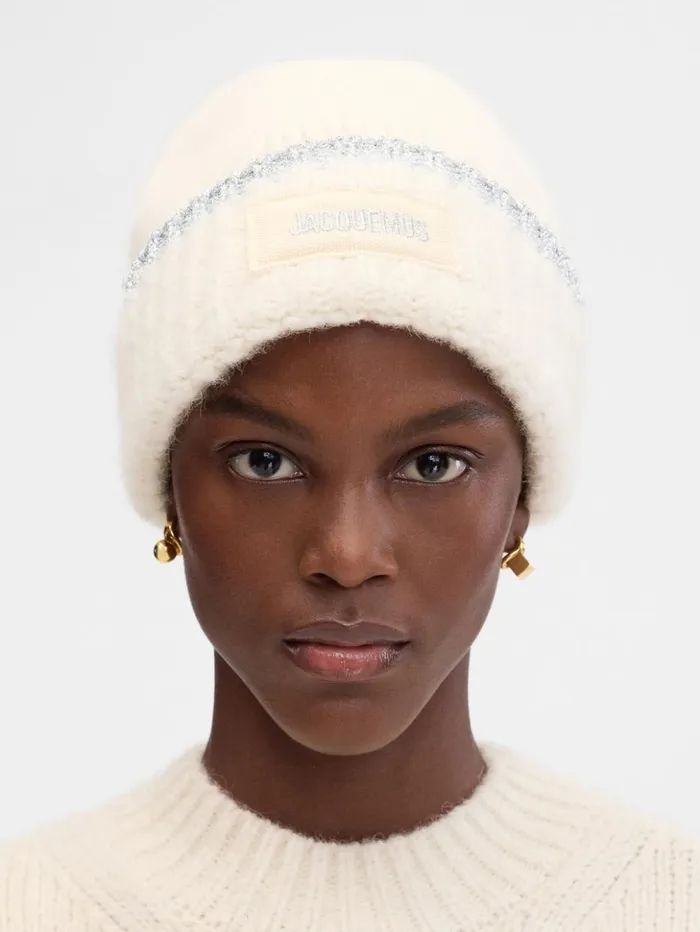 WomenMen Scarves Beanies and Gloves JACQUEMUS The Paoli Beanie Offwhite WomenMen Scarves Beanies and Gloves JACQUEMUS The Paoli Beanie Offwhite