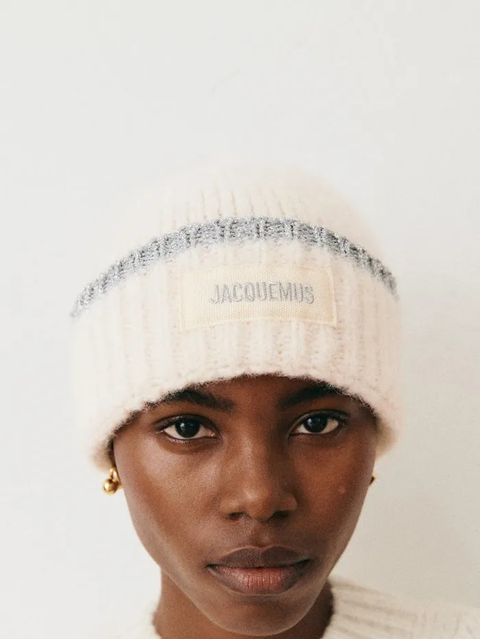 WomenMen Scarves Beanies and Gloves JACQUEMUS The Paoli Beanie Offwhite WomenMen Scarves Beanies and Gloves JACQUEMUS The Paoli Beanie Offwhite