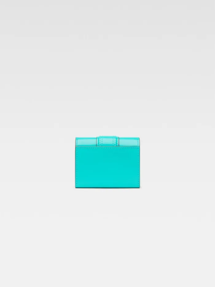 WomenMen Small Leather Goods JACQUEMUS The Bambino Wallet Turquoise WomenMen Small Leather Goods JACQUEMUS The Bambino Wallet Turquoise