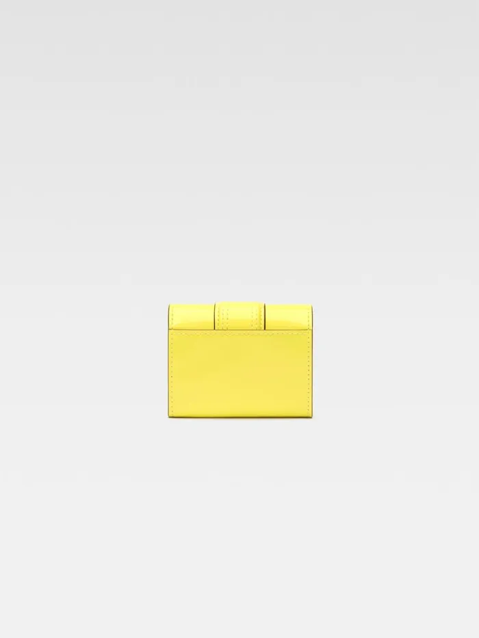 WomenMen Small Leather Goods JACQUEMUS The Bambino Wallet Yellow WomenMen Small Leather Goods JACQUEMUS The Bambino Wallet Yellow
