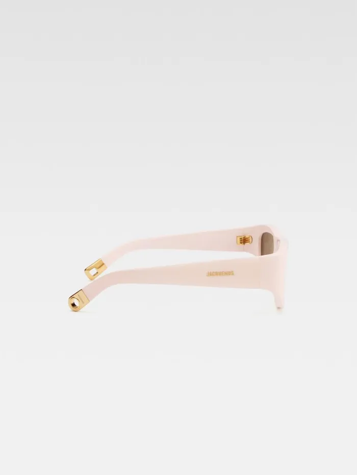 WomenMen Sunglasses JACQUEMUS The Pilota Sunglasses Light Beige WomenMen Sunglasses JACQUEMUS The Pilota Sunglasses Light Beige