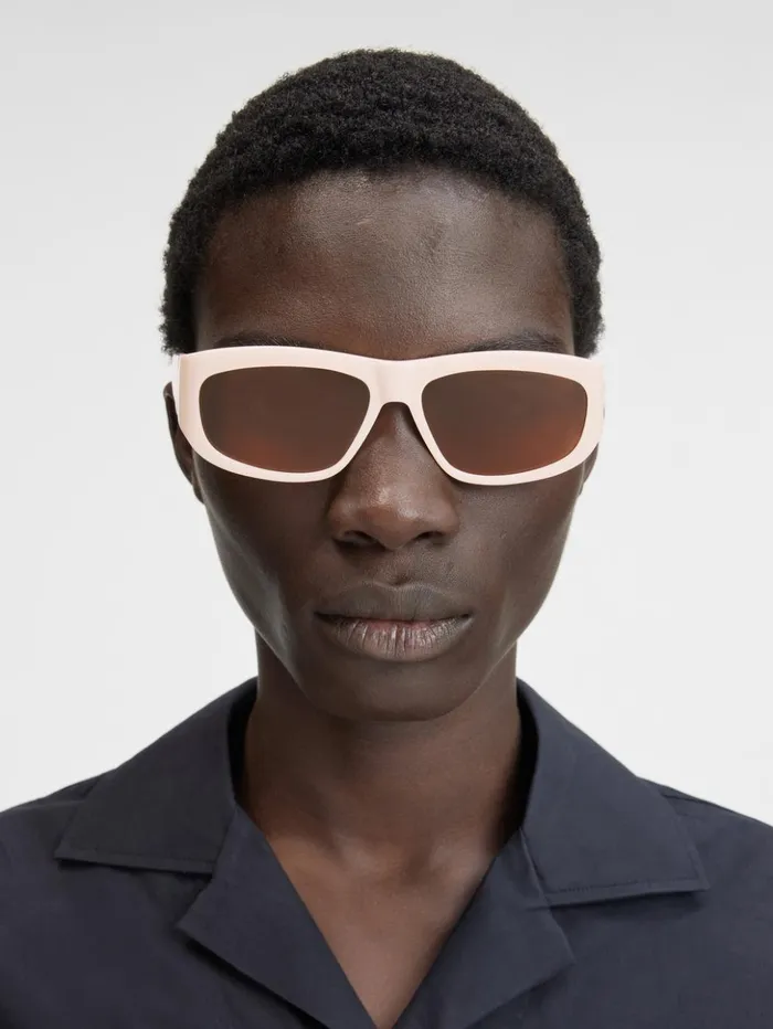 WomenMen Sunglasses JACQUEMUS The Pilota Sunglasses Light Beige WomenMen Sunglasses JACQUEMUS The Pilota Sunglasses Light Beige
