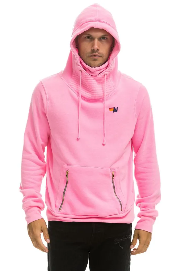 WomenMen Tops Aviator Nation NINJA PULLOVER HOODIE 8211 NEON PINK WomenMen Tops Aviator Nation NINJA PULLOVER HOODIE 8211 NEON PINK