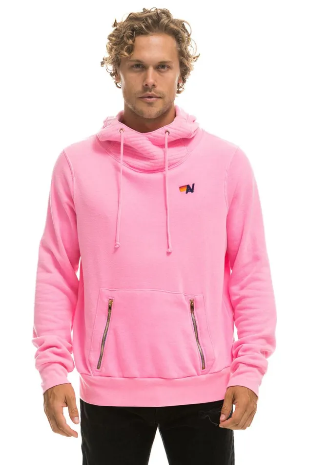 WomenMen Tops Aviator Nation NINJA PULLOVER HOODIE 8211 NEON PINK WomenMen Tops Aviator Nation NINJA PULLOVER HOODIE 8211 NEON PINK