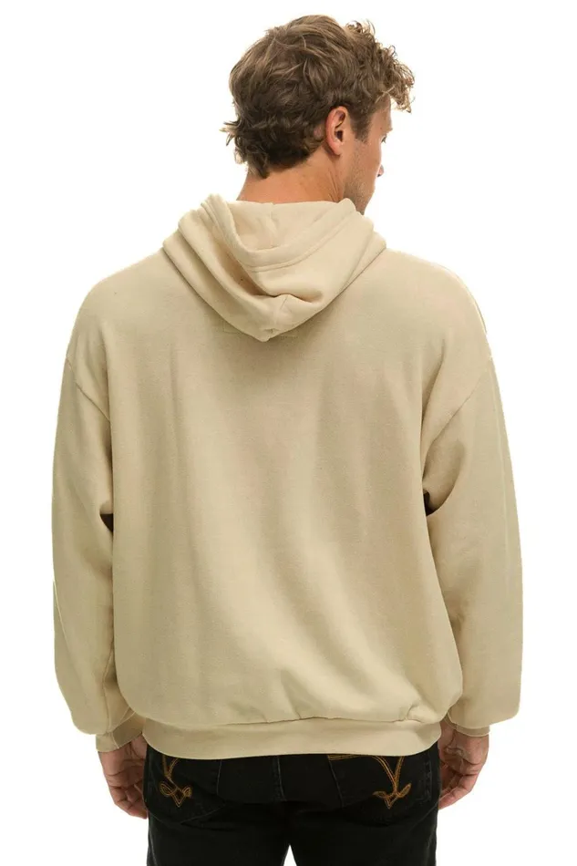 WomenMen Tops Aviator Nation PRAY FOR SNOW RELAXED PULLOVER HOODIE 8211 SAND WomenMen Tops Aviator Nation PRAY FOR SNOW RELAXED PULLOVER HOODIE 8211 SAND