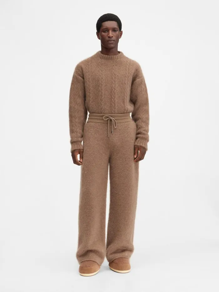 WomenMen Trousers and Shorts JACQUEMUS The Nuvola Pants Camel