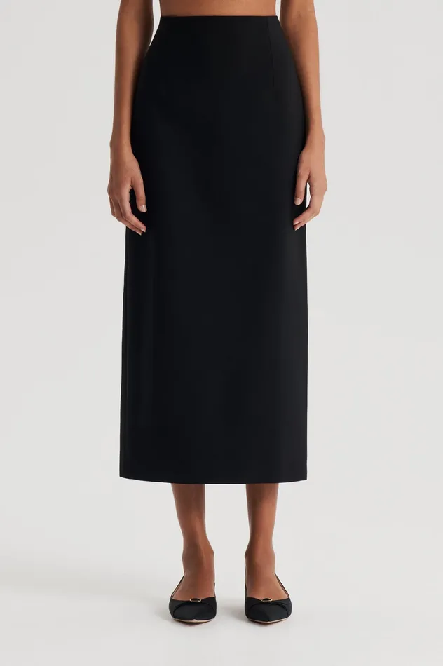 Women MILANO PENCIL SKIRT BLACK Skirts Scanlan Theodore Women MILANO PENCIL SKIRT BLACK Skirts Scanlan Theodore