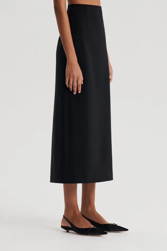 Women MILANO PENCIL SKIRT BLACK Skirts Scanlan Theodore Women MILANO PENCIL SKIRT BLACK Skirts Scanlan Theodore