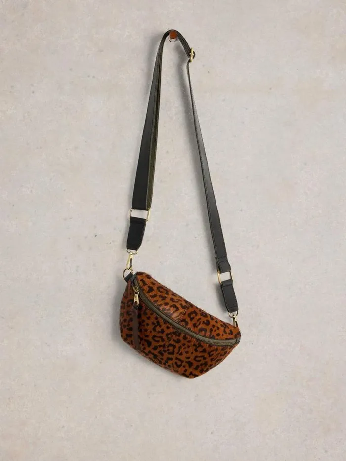 Women Mini Sebby Leather Sling Bag Brown Multi White Stuff Bags and Purses