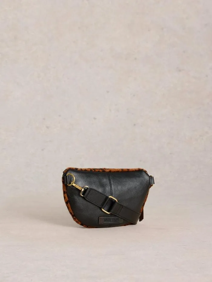 Women Mini Sebby Leather Sling Bag Brown Multi White Stuff Bags and Purses