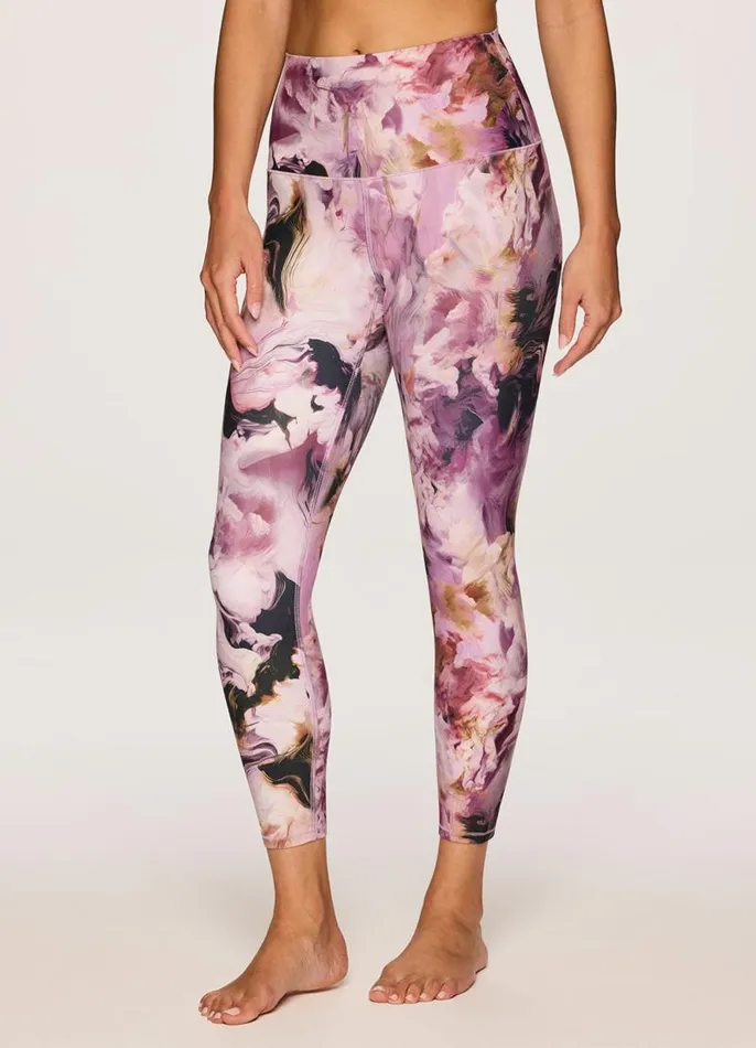 Women Misty Marble Super Soft 78 Legging Multi RBX Active Leggings