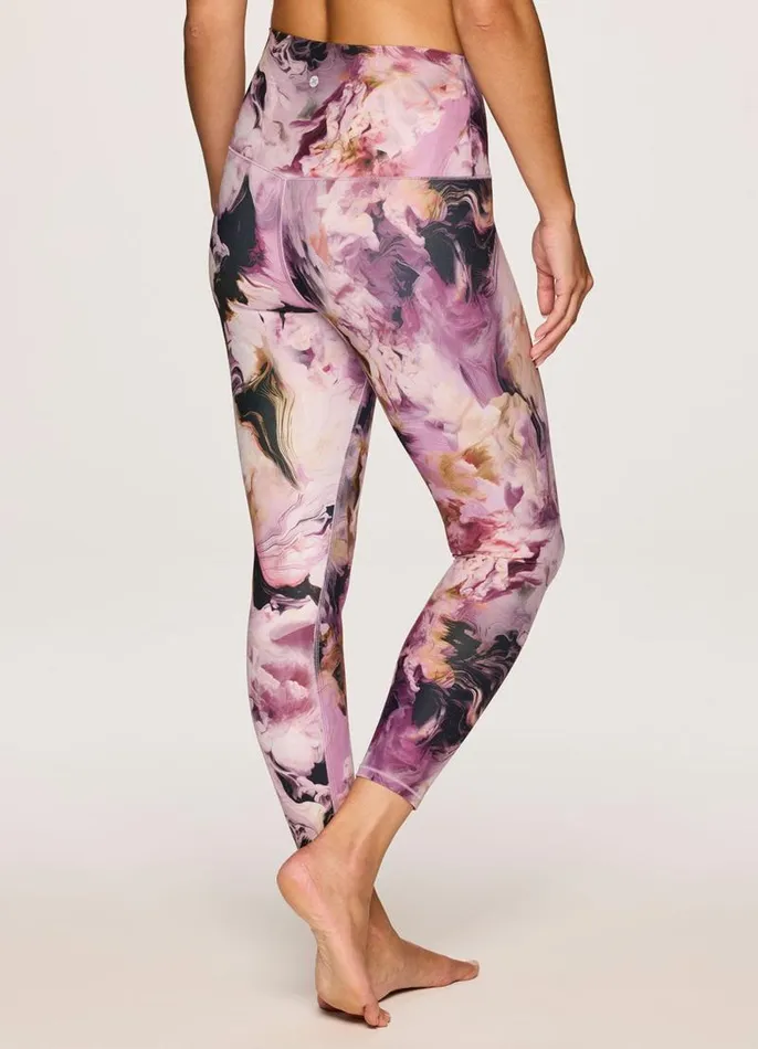 Women Misty Marble Super Soft 78 Legging Multi RBX Active Leggings