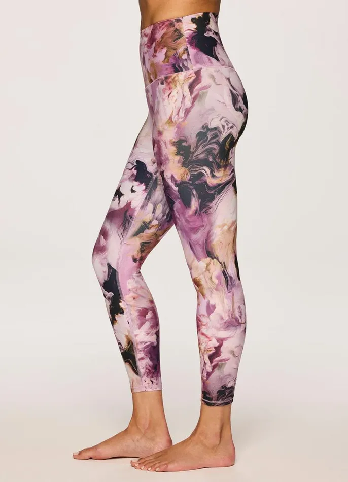 Women Misty Marble Super Soft 78 Legging Multi RBX Active Leggings