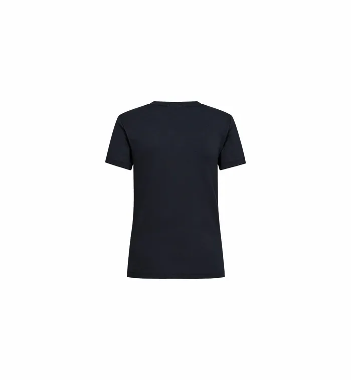 Women MMNicole VSS Rib Tee Salute Navy Tees MOS MOSH Women MMNicole VSS Rib Tee Salute Navy Tees MOS MOSH