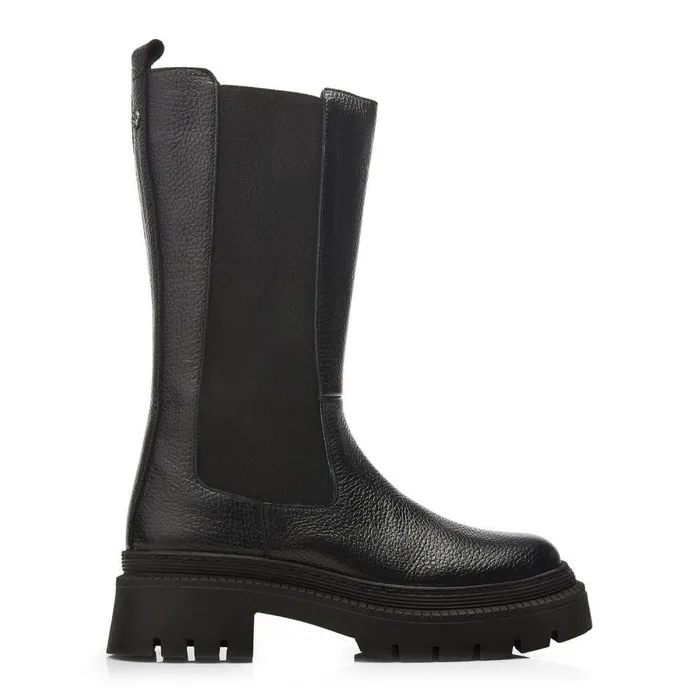 Women Moda In Pelle Black Boots Itzel Black Leather