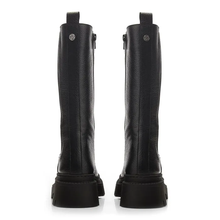 Women Moda In Pelle Black Boots Itzel Black Leather