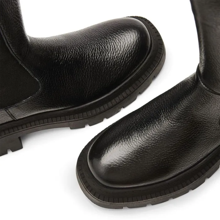 Women Moda In Pelle Black Boots Itzel Black Leather