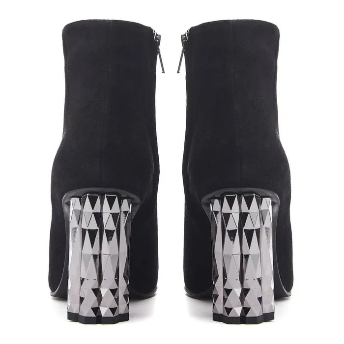 Women Moda In Pelle Black Boots Kiratta Black Suede