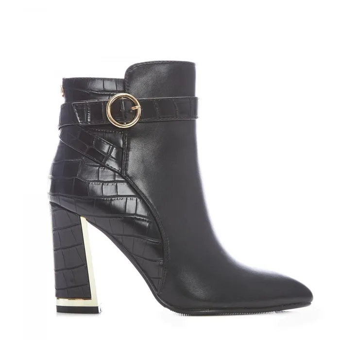 Women Moda In Pelle Black Boots Kirsten Black Porvair