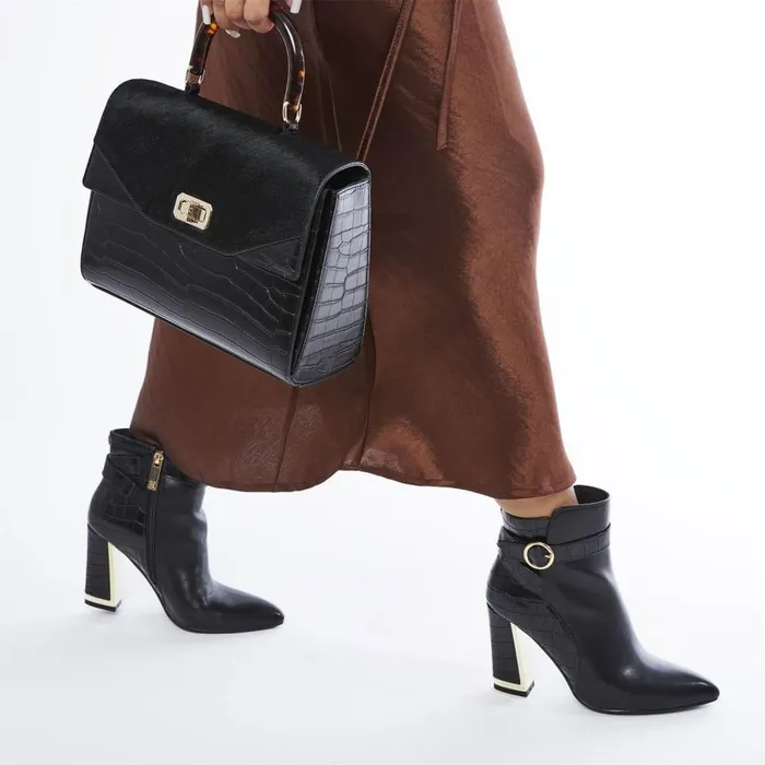Women Moda In Pelle Black Boots Kirsten Black Porvair