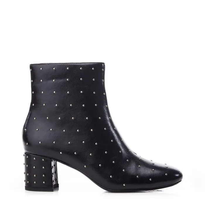 Women Moda In Pelle Black Boots Kravitz Black Porvair