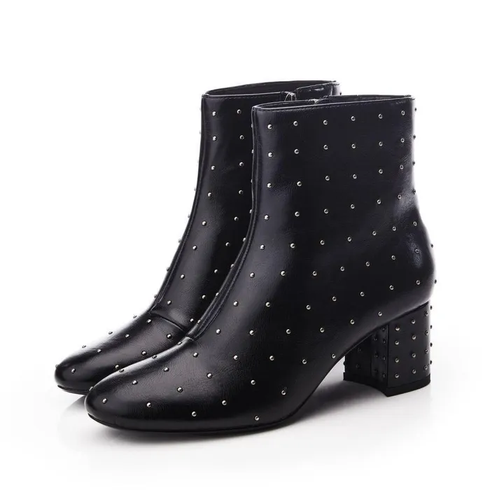 Women Moda In Pelle Black Boots Kravitz Black Porvair