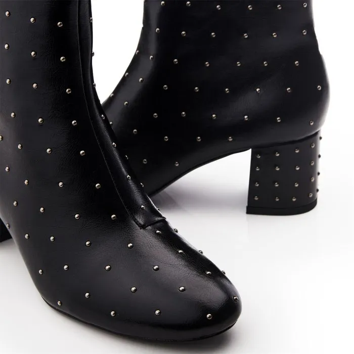 Women Moda In Pelle Black Boots Kravitz Black Porvair