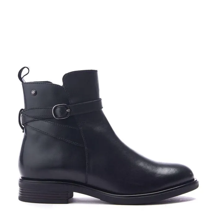Women Moda In Pelle Black Boots Navres Black Leather