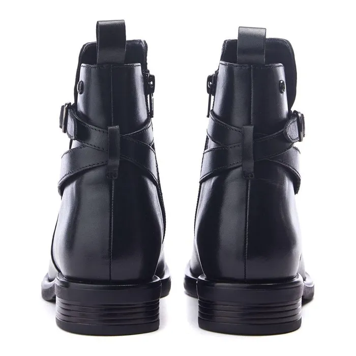 Women Moda In Pelle Black Boots Navres Black Leather