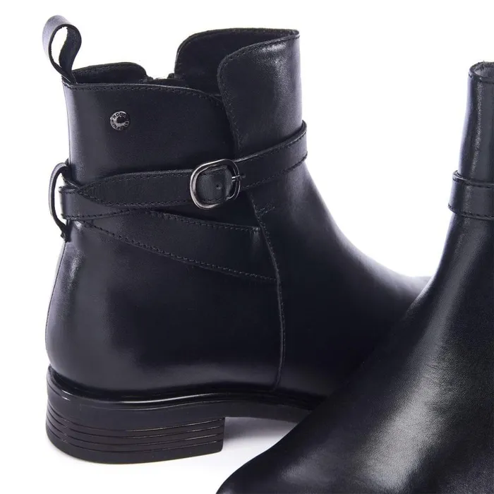 Women Moda In Pelle Black Boots Navres Black Leather
