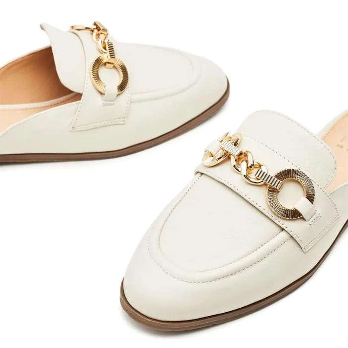 Women Moda In Pelle Casual Shoes Fernne Off White Leather