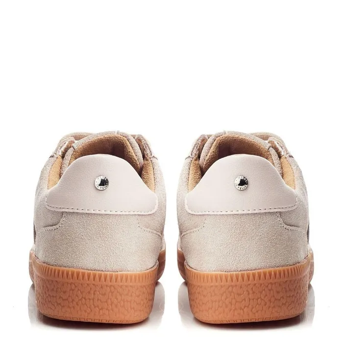 Women Moda In Pelle Casual Trainers Allette Beige Suede