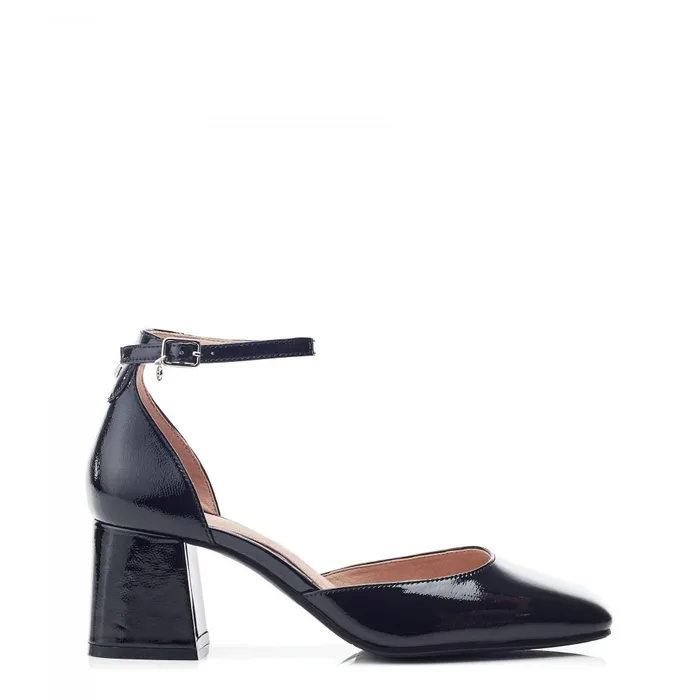 Women Moda In Pelle Court Shoes Dalziah Black Patent Leather